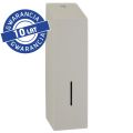 Pojemnik na papier toaletowy w listkach MERIDA STELLA STONE GREY LINE, pojemność do 675 szt., szary kamienny